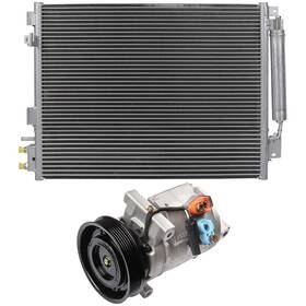 13252497 1autopowerstore Ac Compressor Cooling Kit And Condenser For 06 Dodge Charger 05-06 Chrysler 300
