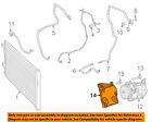 4627822aa Mopar Ram Chrysler Oem Ac Bracket