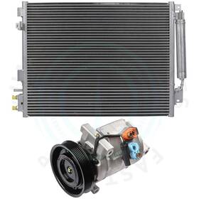 4umotorcarparts 12837525 Ac Condenser And Compressor Cooling Kit For 2006 Dodge Charger 05-06 Chrysler 300
