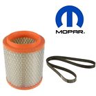 5011836aa - 4892748ad Mopar Set Of Air Filter Lternator And Compressor Belts For