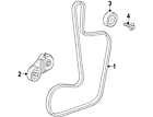 5281301-aa Chrysler Genuine Oem Idler Pulley