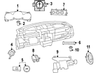 55111949-af Chrysler Genuine Oem Heater Control