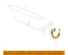68021173ab Mopar Jeep Chrysler Oem 07-09 Patriot Transmission Oil Cooler-lower Pipe