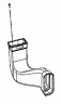68160254ab Chrysler Oem Air Duct Rear