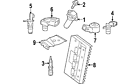 68238603-aa Chrysler Genuine Oem Ignition Coil