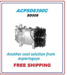 204-133 Acpartsguys.com A8597 Ac Compressor Sd508 Chrysler 3133196 4205161 8121816 254007