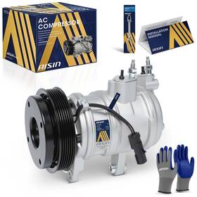 Accaz-00515 Aisin Ac Compressor With Clutch For Dodge Durango Volkswagen Touareg Jeep Chrysler