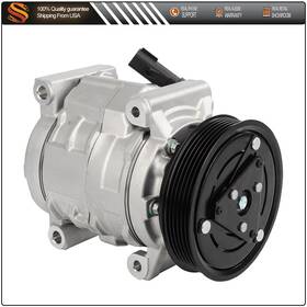 Aut1792890tua Aut Ac A/c Compressor For Chrysler 200 Dodge Grand Caravan Ram C/v 3.6l 2011-2020