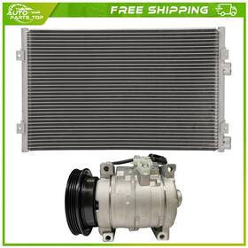 Auto Parts Top A838779top Aluminum Compressor And Ac Condenser Cooling Kit For 01-10 Chrysler Pt Cruiser