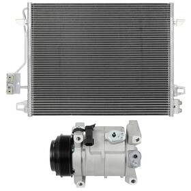 Auto Parts Top A838880top Aluminum Compressor And Condenser Cooling Kit For 08-10 Chrysler Town Country