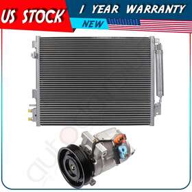 Ad83888509 Autodayplus A/c Condenser And Compressor Set Fits 05-06 Chrysler 300 06 Dodge Charger