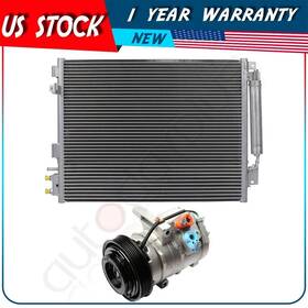 Ad83888609 Autodayplus A/c Condenser And Compressor Set Fits 2006 2007 2008 2009 2010 Chrysler 300