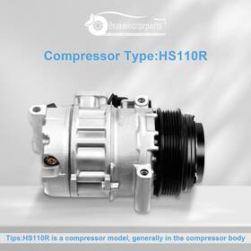 Brakemotorparts Bra104023oke Ac Compressor For 97-00 Mercedes-benz C230 03-06 Dodge Sprinter 04-08 Chrysler