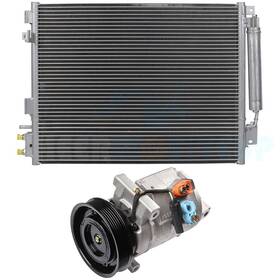 11852692 Cheermotiveup Ac Condenser And Compressor Cooling Kit For 2005-2006 Chrysler 300 Dodge Magnum
