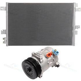 11853085 Cheermotiveup Ac Condenser And A/c Compressor Cooling Kit For Chrysler 200 Sebring Dodge Avenger