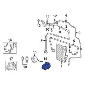 4596492ae Chrysler Oe For 300 2005-2010 A/c Compressor