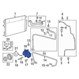 68202994ac Chrysler Oe For 300 2011-2013 A/c Compressor