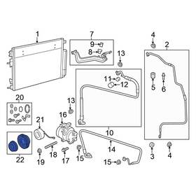 Chrysler Oe 68232396ab For 300 2014-2023 A/c Compressor Clutch Pulley