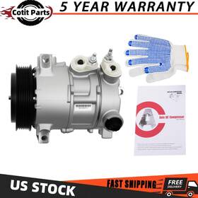 Cotit Parts 10347160 A/c Compressors And Clutch For Chrysler 200 Sebring Dodge Avenger Journey 2.4l