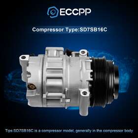 Eccpp E12040083cps Ac Compressor For Chrysler Crossfire Dodge Sprinter 2500 Mercedes C230 E320