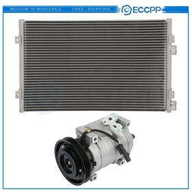 E838780cp Eccpp Ac Condenser And Compressor Cooling Kit For 2001-2009 Chrysler Pt Cruiser