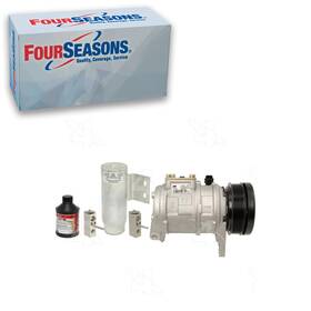 81974gj Four Seasons 4 A/c Compressor Kit Front And Rear For 2000 Chrysler Voyager 3.3l V6