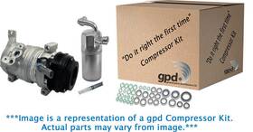 9621606 Global Parts Distributors A/c Compressor Kit Fits 11-13 Chrysler 300 5.7l-v8