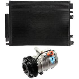 12780676 Goodypartsparts Ac Condenser And Compressor Cooling Kit For 2006-09 Dodge Charger Chrysler 300