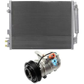 12780685 Goodypartsparts Ac Condenser And Compressor Cooling Kit For 2006-2008 Dodge Magnum Chrysler 300