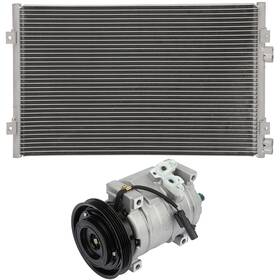 12780717 Goodypartsparts Aluminum Ac Condenser Compressor Cooling Kit For 01-09 Chrysler Pt Cruiser