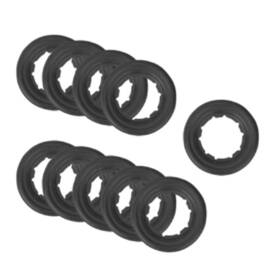 Llx-fjc4130-cl360a75 Karparts360 For Chrysler Town And Country 1990-2007 A/c Compressor Gaskets Pack Of 10 Metal