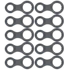 Karparts360 Llx-fjc4154-cl360a70 For Chrysler Tc Maserati 1990 1991 A/c Compressor-gaskets 10 Pieces Metal
