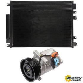11892781 Maxpower-carparts Ac Condenser And Compressor Cooling Kit For 05-06 Chrysler 300 Dodge Magnum 3.5l