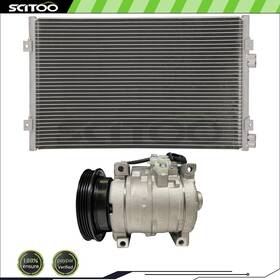 Scitoo Cn83877922 Car Condenser And Compressor Fits 01-06 07 08 09 10 Chrysler Pt Cruiser