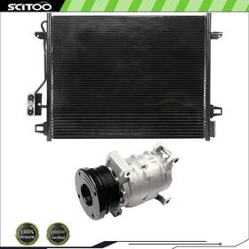 Cn83888022 Scitoo Car Condenser And Compressor Fit For 2008 2009 2010 Chrysler Town Country
