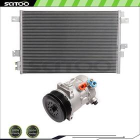 Cn83890122 Scitoo Car Condenser And Compressor Fits 11-14 Chrysler 200 07-10 Sebring
