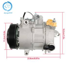 Su987653ku Skyup2018 A/c Compressor With Clutch For Chrysler 300 Dodge Challenger Charger Ram 1500