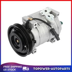 Top130976er Topower-autoparts A/c Ac Compressor For Chrysler Pt Cruiser Dodge Plymouth Neon 2.0l