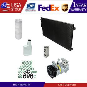 Kt-4025a Uac A/c Condenser Compressor Drier Seal Tube And Oil Kit Fit Chrysler Voyager
