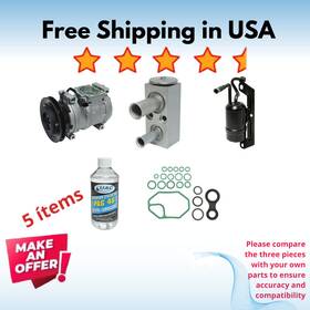 Universal Air Conditioner Kt-1156 Compressor And Valve A/c Fit Chrysler Lhs 1997 Dodge Intrepid