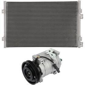 13725278 Valuezone-autoparts Ac Condenser And Compressor Cooling Kit Fits Chrysler Pt Cruiser 2001-2009