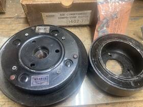 1402-72 Warner 62-66 Chrysler Nos 1 Groove 6 5/8 Inch 12v Clutch Kit For Ac Compressor 1402-72 Warner 62-66 Chrysler Nos 1 Groove 6 5/8 Inch 12v Clutch Kit For Ac Compressor