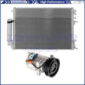 13532866 Zonemotive For 05-06 Chrysler 300 2006 Dodge Charger Ac Condenser And Compressor Cooling Kit