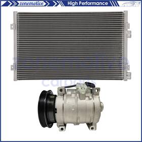 Zonemotive 13533075 For 2001 2002-2010 Chrysler Pt Cruiser Ac Condenser And Compressor Cooling Kit
