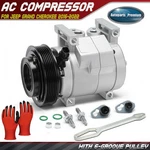 Ac Compressor W/ 10S15 Style & 6-GROOVE Pulley For Jeep Grand Cherokee 2016-2022. Fixed Price $138.99.