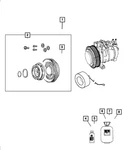 Genuine Mopar Air Conditioning Compressor 68245083AA. Fixed Price $560.30.