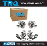 Trq 4 Piece Front & Rear Wheel Bearing Hub Assembly Kit For Chrysler Dodge Vw. Fixed Price $253.95.