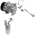 A/c Compressor Kit-short Replacement Uac Fits 2011 200 3.6L-V6. Fixed Price $432.13.