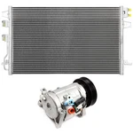 A/c Condenser And Compressor Set Fits 2005-2007 Chrysler Town & Country. Fixed Price $217.68.