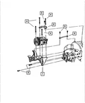 Genuine Mopar Alternator And Compressor Bracket 53008614. Fixed Price $154.35.